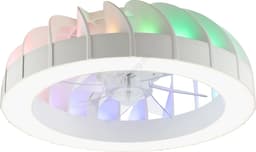 Plafondventilator - Met RGB Verlichting - LED 30W - 2700K-6500K - Dimbaar - Wit - Zeer stil — thumbnail 5
