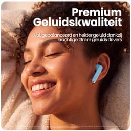 Phreeze EarBuds 2 - Draadloze Oortjes - Blauw - Bluetooth Oordopjes - Ideaal voor Bellen, Muziek & Sporten - Ergonomische Pasvorm — thumbnail 3