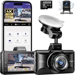 Dashcam voor auto - Zwart - 170° Groothoeklens - 1080p Full HD Camera met Nachtzicht en Parkeermonitor — thumbnail 1