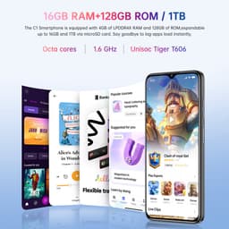 OUKITEL C1 smartphone – 6,52 inch – Android 15, 16GB RAM, 128GB opslag, 5150mAh batterij — thumbnail 4