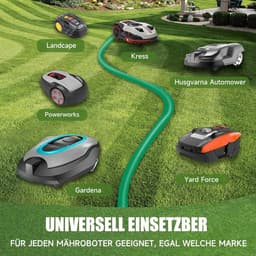 Novra grasmaaierbegrenzingskabel - Perimeterdraad grasmaaier - Begrenzingskabel robotmaaier - 150 meter - Universeel - 450 pinnen - 15 connectoren — thumbnail 4