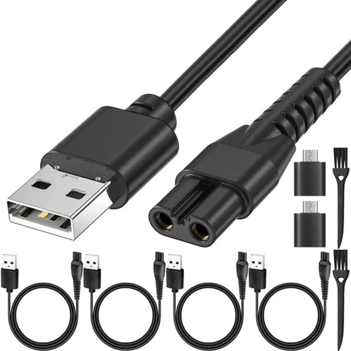 USB-oplaadkabel voor MANSCAPED-grasmaaier - 4 stuks — afbeelding 1