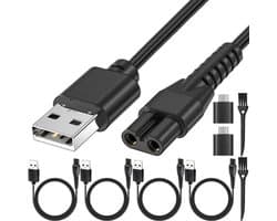 USB-oplaadkabel voor MANSCAPED-grasmaaier - 4 stuks