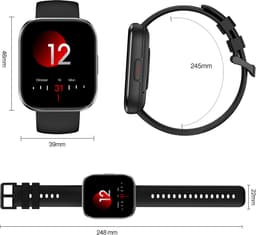 Sytifro Smartwatch Dames & Heren met Bluetooth Bellen - horloge 1.83 Inch HD Scherm - Hartslagmeter - Slaapmonitor - Stappenteller - IP68 Waterdicht - Geschikt voor iOS & Android - Zwart — thumbnail 4