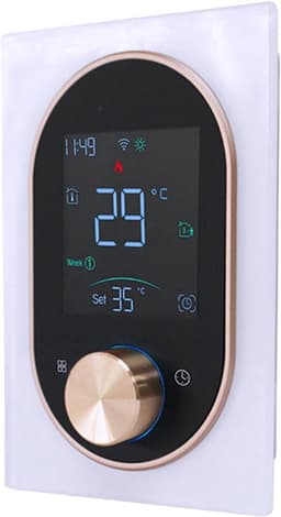 Intelligente thermostaat - Verwarmingsregeling WiFi - Energie besparen - Weekprogrammering - 5-35 graden - Wit — thumbnail 1