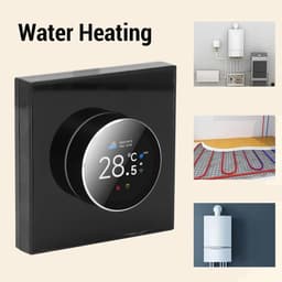 Slimme Thermostaat - Digitale Regelaar - Comfort Verhoging - App en Spraakbesturing - 1.81 Inch Scherm - Zwart — thumbnail 5