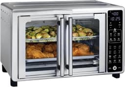 Slimme Luchtfriteuse - Digitale Oven - Gezond Koken - 19 Voorgeprogrammeerde Instellingen - 24 Liter Capaciteit - Zwart — thumbnail 2