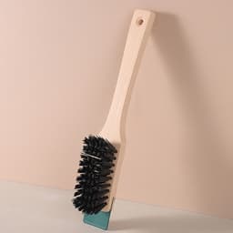 Maaier Dek Schraper - Reinigingsborstel Tuin - Onderhoud Gazon - Geïntegreerd Schrapergereedschap - 31 cm - Meerkleurig — thumbnail 3