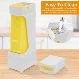 Botersnijder - Boterdispenser - Bakken en koken - Geïntegreerde opslag - 203 cm - Wit — thumbnail 4