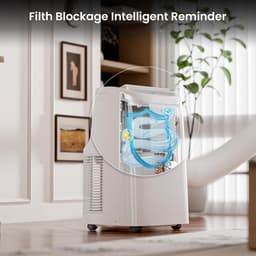 Mobiele Airco 10000 BTU – Smart Airconditioner – App Bediening – 47 dB – 24-uurs Timer – Wit — thumbnail 2