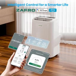Mobiele Airco 10000 BTU – Smart Airconditioner – App Bediening – 47 dB – 24-uurs Timer – Wit — thumbnail 5