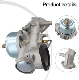 Grasmaaier Carburateurset - Vervangend Onderdeel - Motoronderhoud - Brede Compatibiliteit - 1 Set - Zilver — thumbnail 3