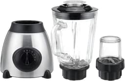 Keukenmixer Kruidenmolen - Voedselverwerker - Maaltijden Bereiden - Afneembare Glazen Beker - 1.5 Liter - Zwart — thumbnail 1