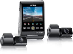 VIOFO A229 Pro Tele 3CH - Dashcam - 4K + 2K Tele + Full HD Achtercamera - 4x Optische Zoom - Sony STARVIS 2 - HDR Nachtzicht - GPS - 5GHz WiFi - Parkeermodus - Spraakbesturing — thumbnail 1