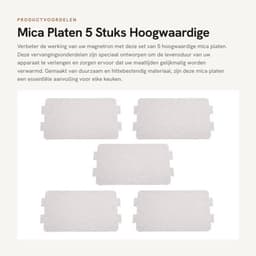 Mica Plaat - 5 Stuks - Hoge Temperatuur Weerstand - Duurzaam - Magnetron Onderdeel - Isolerende Eigenschappen - Milieuvriendelijk - Microwaveplaat — thumbnail 1
