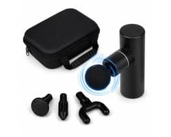 Eurocatch Massage Gun Professional - Massageapparaat - 30 kg Drukkracht - 10 Snelheden - USB-C Oplaadbaar - 4 Massagekoppen - Inclusief Draagtas - Stil en Compact