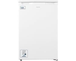 Inventum KK550 tafelmodel koelkast energiezuinig - 131 liter - Zonder vriesvak - 55 cm breed - Superkoelen - Led-verlichting - Energielabel D - Vrijstaand - Wit