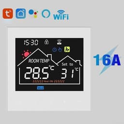 Slimme Thermostaat - Verwarming Regelaar - Comfort Verhoging - HD Display - 16A - Wit — thumbnail 4