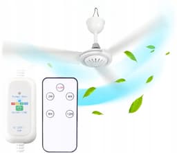 Cronos FC11-90 - Plafondventilator - Ø 90 cm - Met afstandsbediening - Wit — thumbnail 4