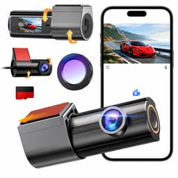 Dashcam Auto 4K - Draaibare Voor- en Achtercamera met Wifi en Loopopname — thumbnail 1