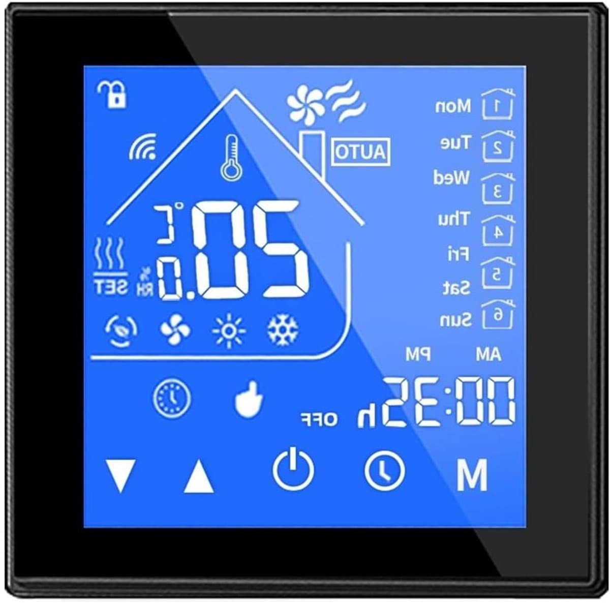 Slimme Thermostaat - Temperatuurregelaar - Verwarming Regelen - App Bediening - 5-35 Graden - Wit — afbeelding 1