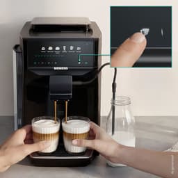 Siemens EQ500 iAroma - TP551E09 - Volautomatische koffiemachine - autoMilk Clean - Piano-zwart - 2026 editie — thumbnail 4