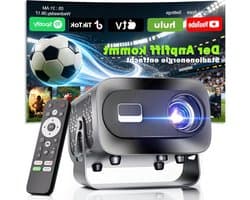 Mini Beamer - Draagbare Projector - Thuisbioscoop Creëren - Android 13 Smart - 1080p Full HD - Grijs