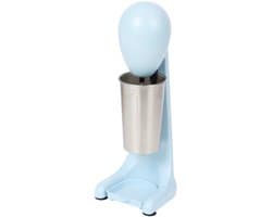 George Wilkinson milkshakemaker Blauw - 2 snelheidsstanden Roestvrijstalen beker van 500 ml - Keukenmixer