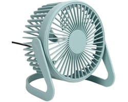 Dailygoody - USB Bureauventilator - Stil - Lichtblauw - Compact