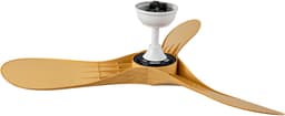 MODENUIT Plafondventilator – 107 cm – Afstandsbediening, 6 Snelheden – ABS – Wit/Naturel – Zonder Licht — thumbnail 4