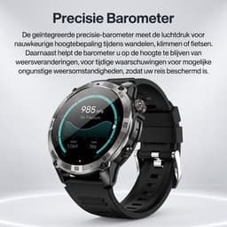 VASHOY HK08 - GPS Smartwatch - Sport Smartwatch - Outdoor Smartwatch - 1.43" AMOLED GPS Baro-Altimeter IP68 160+ Sportmodes – 3-delige set, hartslag/slaap/stappenteller, voor Android/iOS — thumbnail 2