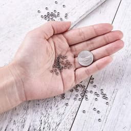 100 stuks roestvrijstalen ringafstandskralen van 4 x 15 mm met 2 mm gat, metalen stopkralen voor sieraden maken, duurzaam en stevig materiaal — thumbnail 4