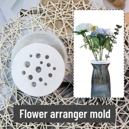 Siliconen mal met honingraatpatroon voor het gieten van kaarsen en het maken van bloemstukken, inclusief huizen en spiraalsteelhouder voor creatieve decoratie — thumbnail 5