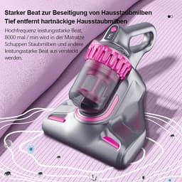 OYLCDI Matrassenreiniger - Matrassenzuiger - Mijten Handstofzuiger 10000Pa - 100W - Zakloos - UV-C Sterilisatie - HEPA Filter — thumbnail 3