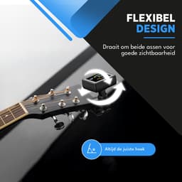 Finesse Premium Stemapparaat Gitaar, Basgitaar, Viool, Ukelele - Chromatisch stemmen - Tuner — thumbnail 4