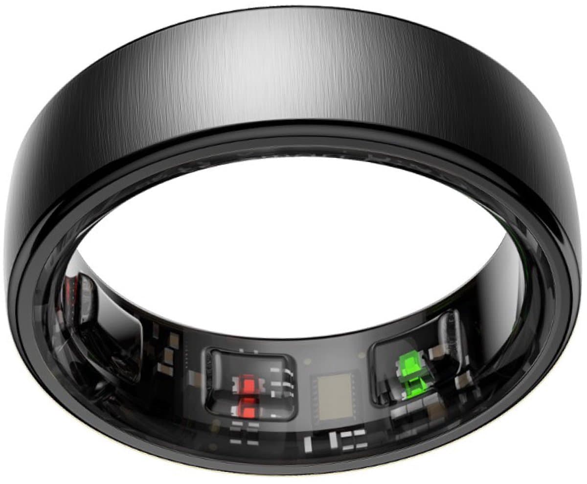 NOLATR Smart Ring NEX – Slimme Ring met Stappenteller, Slaaptracker & Hartslagmeter – Zonder Abonnement – Zwart – Maat 12 — afbeelding 1