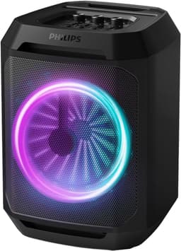 Philips Bluetooth Party Speaker TAX2208 – Karaoke – Feestverlichting – DBB Bass Boost – Tot 7 uur speeltijd-Zwart — thumbnail 1