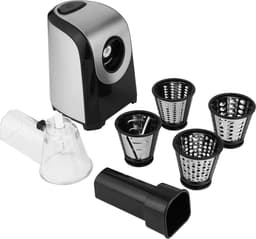 Elektrische Groentesnijder met 5 RVS Accessoires - Rasp en Snijmachine voor Fruit en Groenten — thumbnail 5