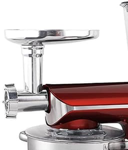 Keukenmachine met drievoudige functie, 7,5 liter, vleesmolen, mixer, 2200 W, rood — thumbnail 4