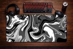 Muismat xxl - Grey Bevel - Gaming - 900 x 400 x 3 mm - Antislip — thumbnail 4