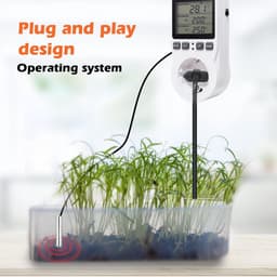 230V Digitale Thermostaat Socket met Sensor voor Verwarming en Koeling — thumbnail 5
