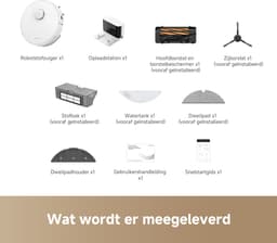 Dreame D20 Robotstofzuiger met Dweilfunctie - 13.000 Pa Zuigkracht - Anti-haarverstrikkingstechnologie (huisdieren) - 285 Minuten Non-Stop Reinigen - Alle vloertypen - Zwart — thumbnail 4