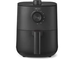 Handmatige heteluchtfriteuse - Olievrij Frituren, Afwasmachine Bestendige Antiaanbakpan en Frituurrek, Matte Zwart