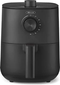 Handmatige heteluchtfriteuse - Olievrij Frituren, Afwasmachine Bestendige Antiaanbakpan en Frituurrek, Matte Zwart — thumbnail 1