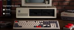 8BitDo Retro Mechanical Keyboard Fami Edition gaming toetsenbord — thumbnail 1