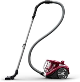 PowerCyclone XXL 900W Zakloze Stofzuiger – 2.5L – 3-Laags Filtersysteem 99,98% Stofopname – Compact & Lichtgewicht – 8,8m Actieradius – Inclusief 2-in-1 Kierenzuigmond – Rood/Zwart — thumbnail 1