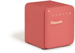 CREATE - Koelkast in retrostijl - Terracotta - Handvat Roségoud - FRIDGE RETRO 48L — thumbnail 3