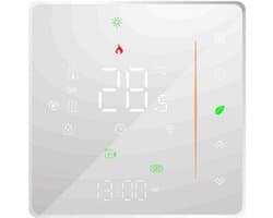 WIFI Thermostaat voor Watervloerverwarming - Programmeerbare Temperatuurregeling met Afstandsbediening - Geschikt voor Smart Home