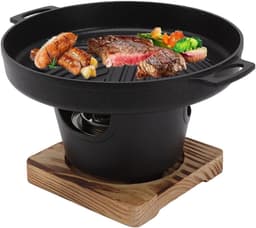 Tafelbarbecue voor Binnen en Buiten - Rookvrij en Draagbaar - Mini BBQ Grill voor Familie en Camping — thumbnail 1