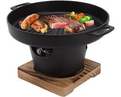 Tafelbarbecue voor Binnen en Buiten - Rookvrij en Draagbaar - Mini BBQ Grill voor Familie en Camping
